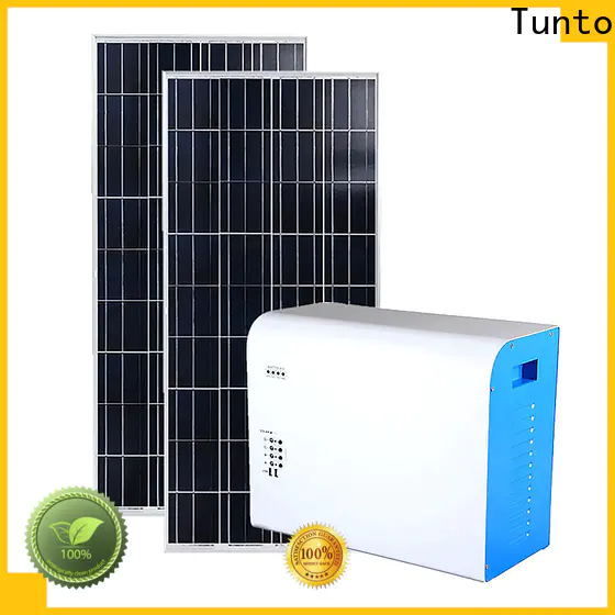 Tunto durable portable solar charging system manufacturer for camping