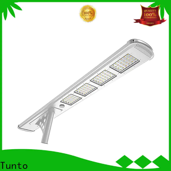 Tunto solar powered parking lot lights supplier for outdoor