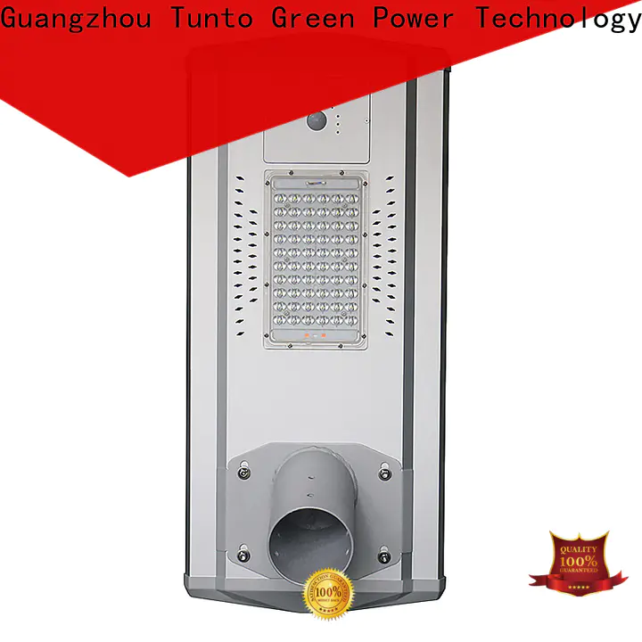 Tunto 60w integrated solar street light factory price for outdoor