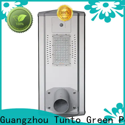 Tunto 50w best solar powered outdoor lights factory price for parking lot