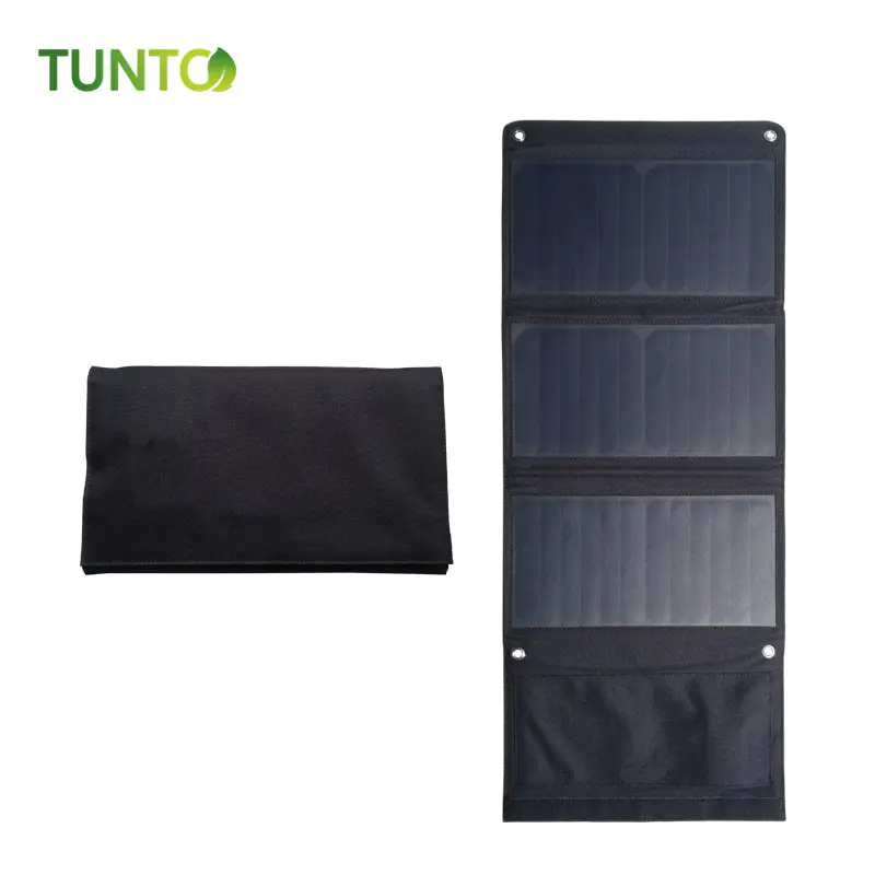 21W SOLAR FOLDING BAG with USB and solar panel 600d oxford fabric handmade