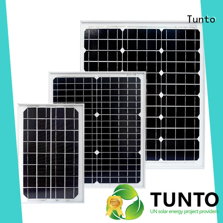 Tunto durable monocrystalline solar panel personalized for solar plant