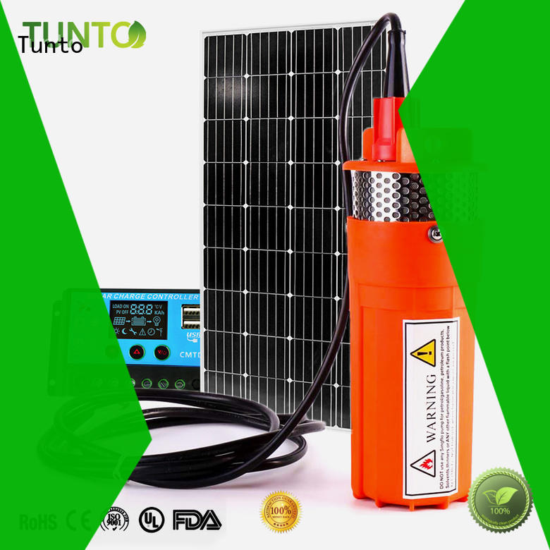 Tunto solar powered pump manufacturer for irrigation