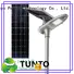 Tunto integrated solar street light personalized for outdoor