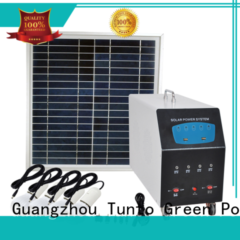Tunto portable off grid solar kits customized for outdoor