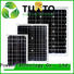 Tunto monocrystalline polycrystalline solar panel supplier for street lamp
