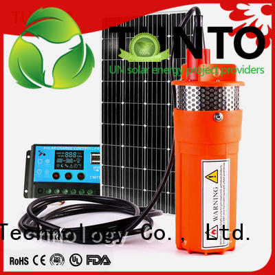 solar garden agriculture Tunto Brand solar powered water pump supplier