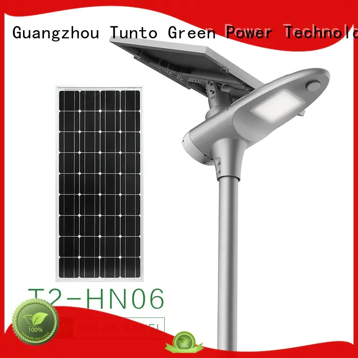 80w outdoor solar street lamps supplier for road Tunto