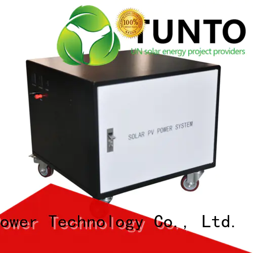 Tunto stable solar generator kit 3000w for plaza