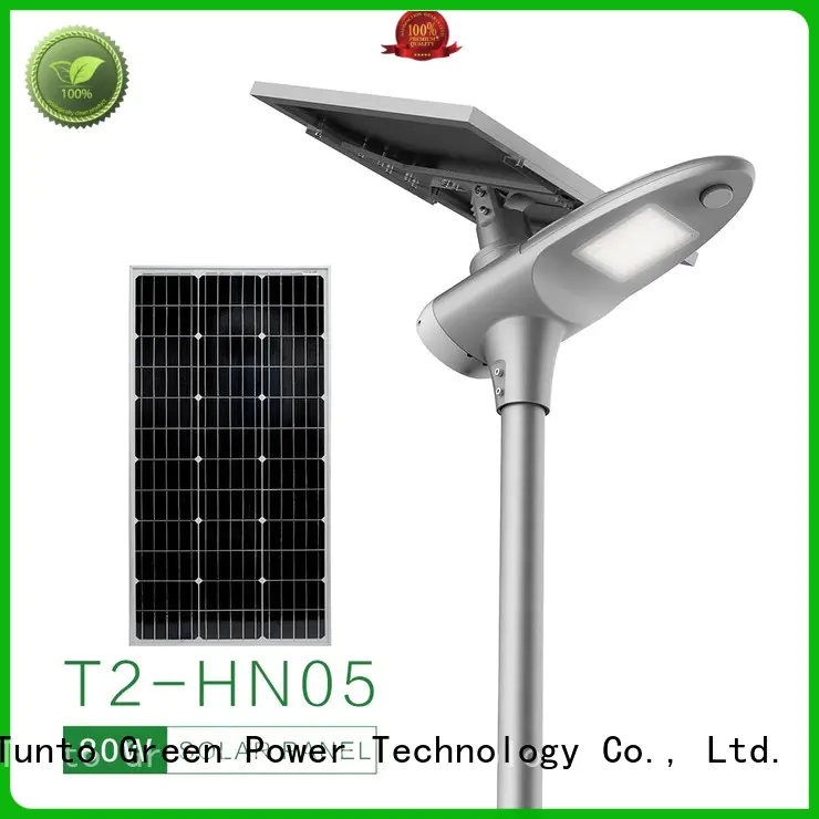 solar powered street lights personalized for outdoor Tunto