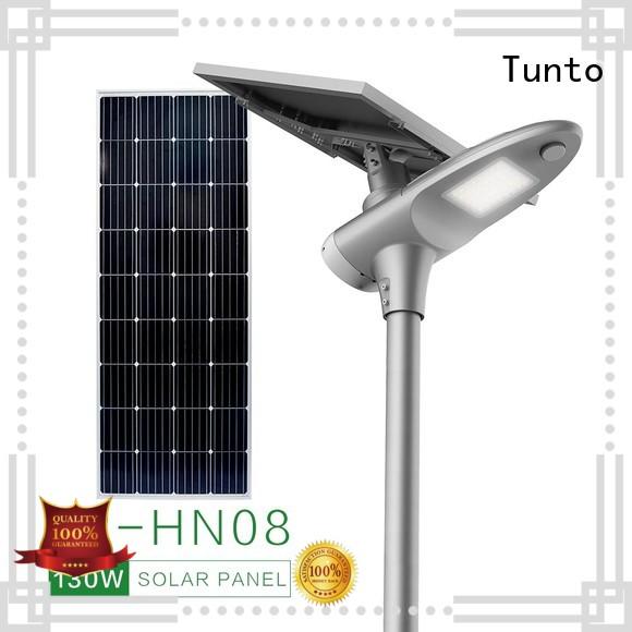 integrated solar street light supplier for parking lot Tunto