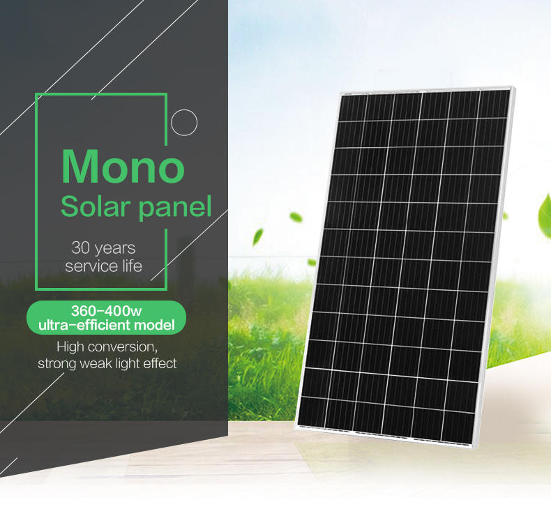 360-400w ultra-efficient model Solar panel-1