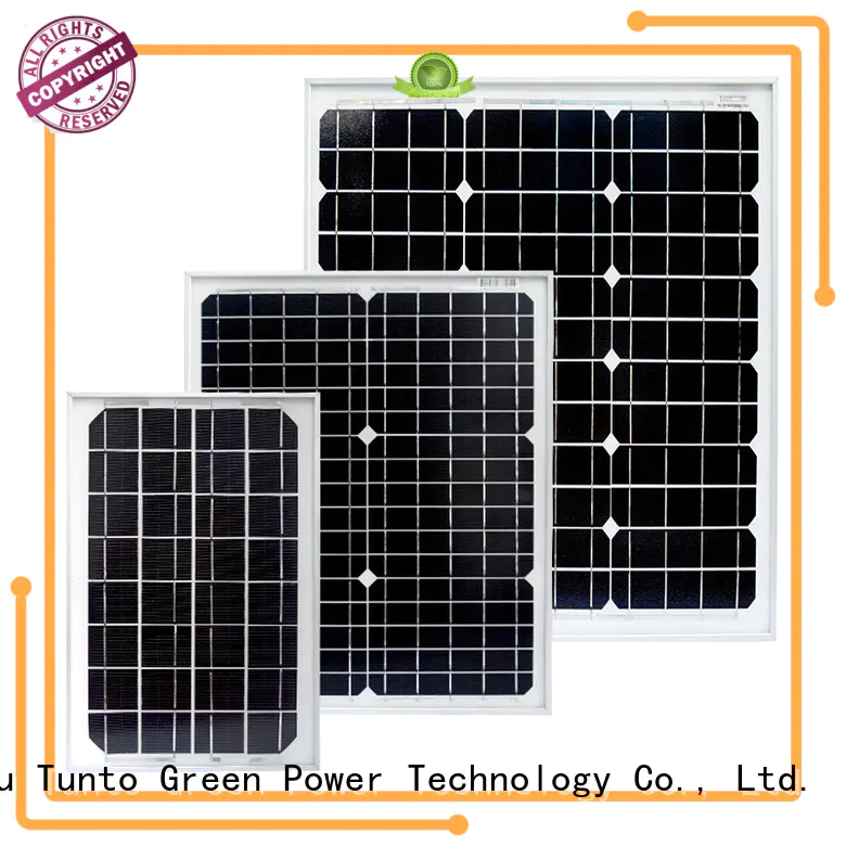 Tunto monocrystalline solar panel supplier for street lamp