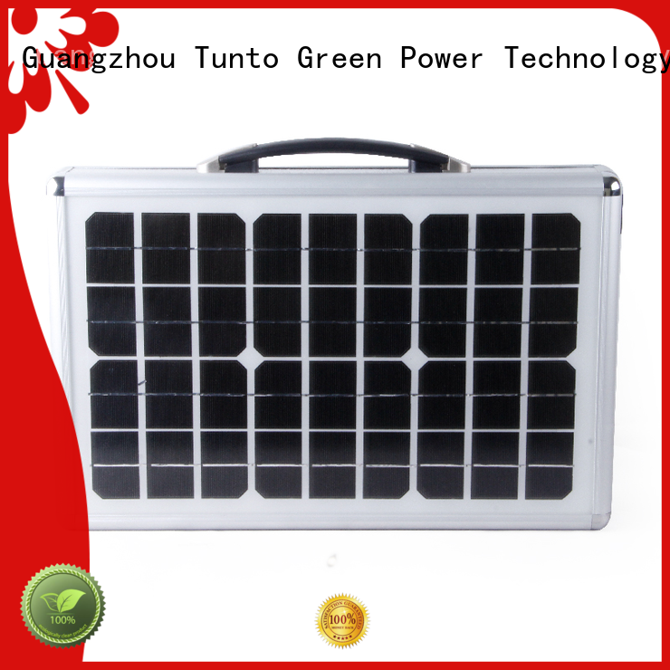 Tunto durable solar generator kit customized for plaza