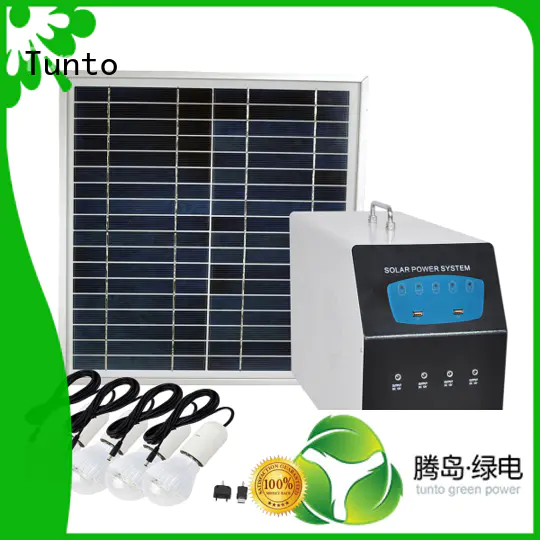 home portable solar led street light solar system Tunto Brand
