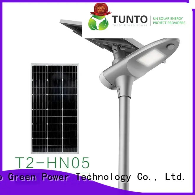 Tunto 30w solar powered parking lot lights supplier for road