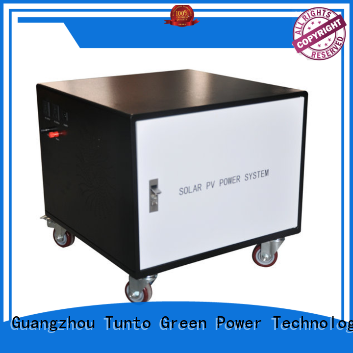 Tunto 8000w solar powered generators for sale for street
