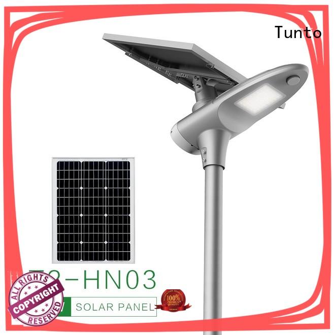 Tunto quality commercial solar street lights supplier for plaza